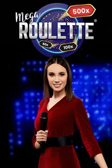 Mega Roulette game poster at VIPSTA Casino